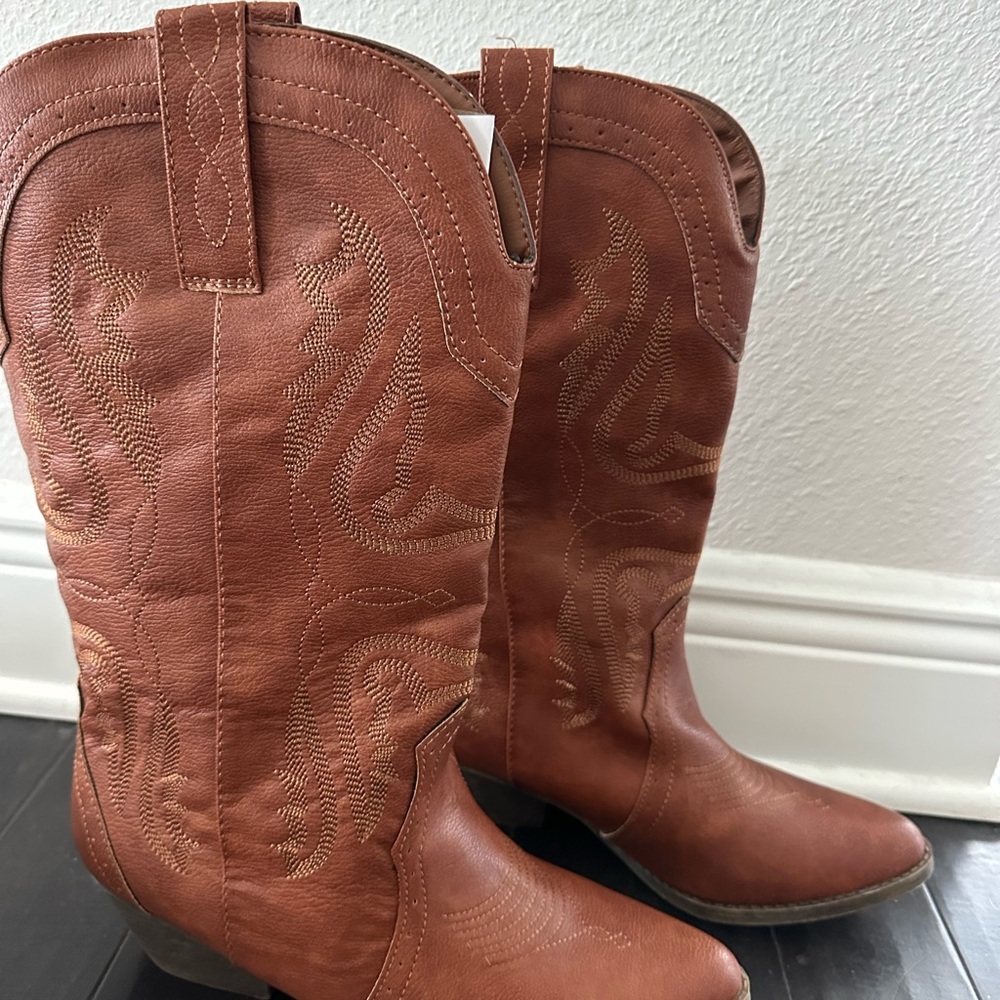 Belk Brown Western Boots